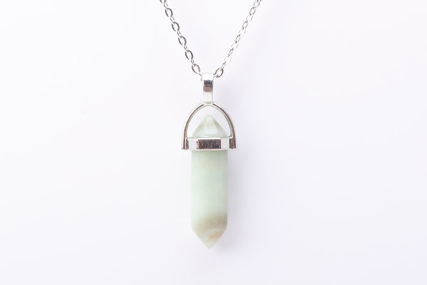 Amazonite Point Necklace