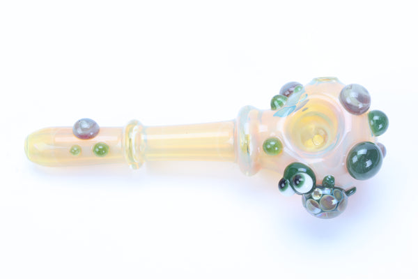 Deluxe Green Eyed Turtle Hand Pipe