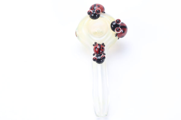 Large Red Eyed Lady Bugs Hand Pipe