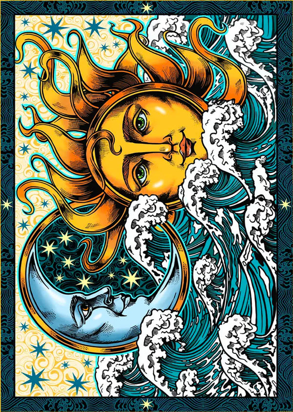 Tidal Day 3D Tapestry