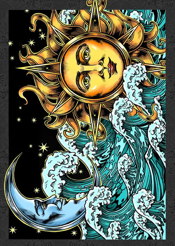 Tidal Night 3D Tapestry