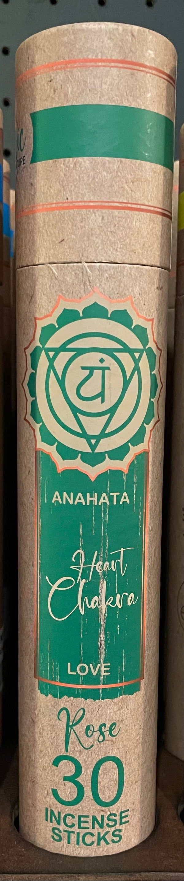 Organic by Nature Chakra Incense sticks w/ Burner