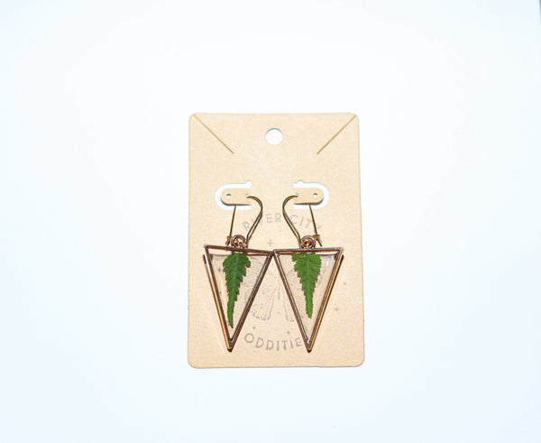 River City Oddities Pressed Ferns Earrings