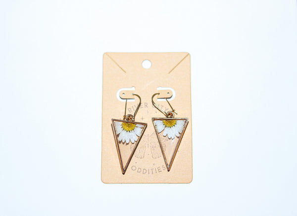 River City Oddities Pressed Daisies Earrings