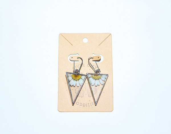 River City Oddities Pressed Daisies Earrings