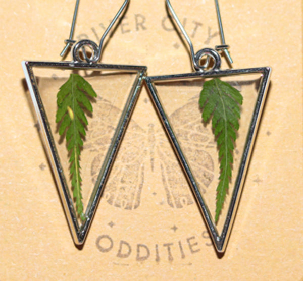 River City Oddities Pressed Ferns Earrings