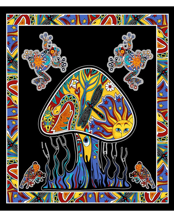 Magic Mushrooms Tapestry