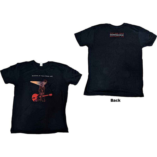 Queens Of The Stone Age Unisex T-Shirt: Budapest 2018 (XL)