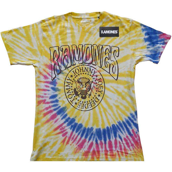 Ramones Unisex T-Shirt: Crest Psych (Large)