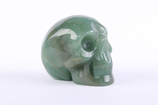 Green Aventurine Skull