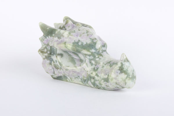 Peace Jade Dragon Skull