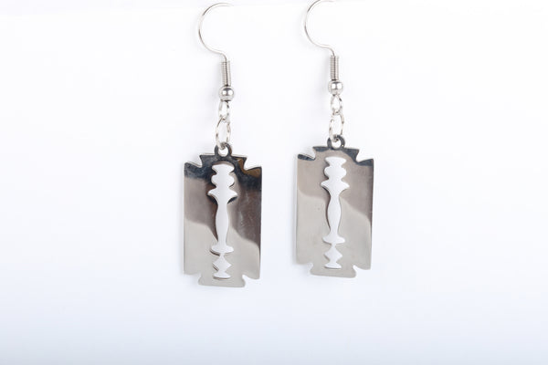 Razor Blade Earrings