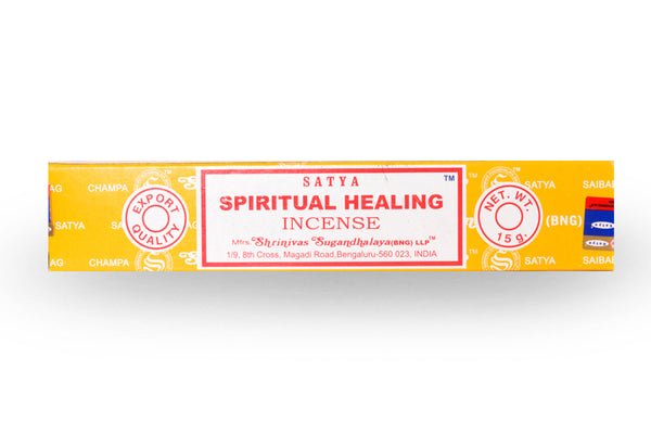 Spiritual Healing is a powerful and clarifying incense that promotes well being in times of uncertainty and chaos. With a soothing aroma that helps focus the connection within one's self, Spiritual Healing Incense is perfect for times that require insight and clarity.