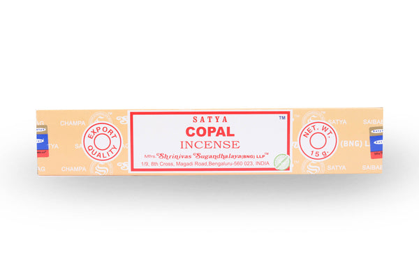 Made from the resin from the copal tree, Copal Incense is a light incense that is sweet and earthy in its aroma making it perfect for grounding ones connection to the earth and the universe.