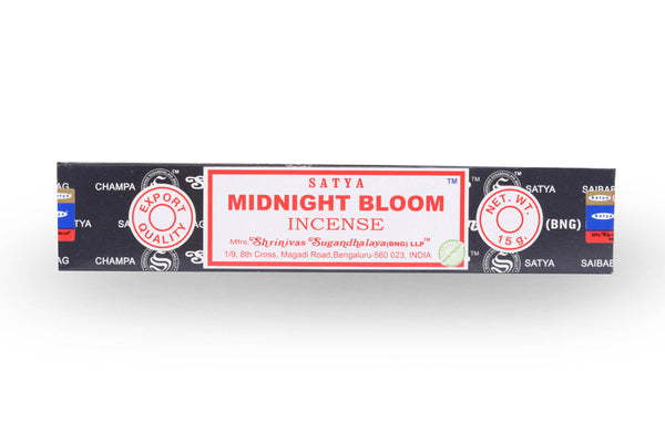 As the stars twinkle overhead and the world slips into slumber, the fragrance of Midnight Bloom Incense begins to fill the air. This incense is like nothing you've ever experienced before - a mysterious, seductive blend of rich, exotic scents that is both intriguing and alluring. With each passing moment, the aroma grows stronger, enveloping you in a world of pure sensuality.