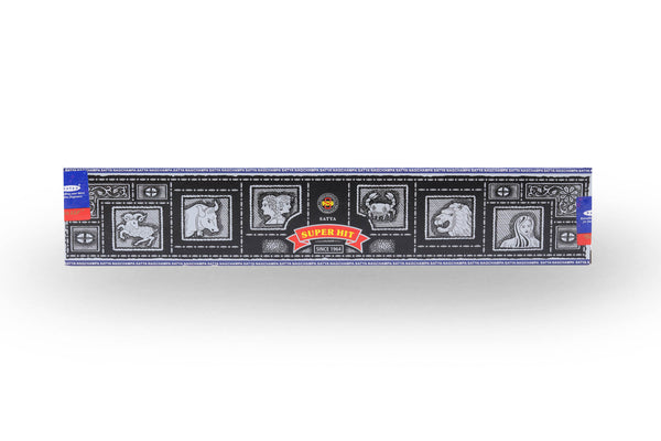 SuperHit Incense, the aromatic sensation that has captivated the senses of millions since 1964! This premium quality incense is hand-crafted with a blend of rare and exotic botanical ingredients that have been carefully selected to create an invigorating and alluring aroma. With its long-lasting fragrance, SuperHit Incense is the perfect addition to any room, offering a touch of luxury and refinement to your daily routine.
