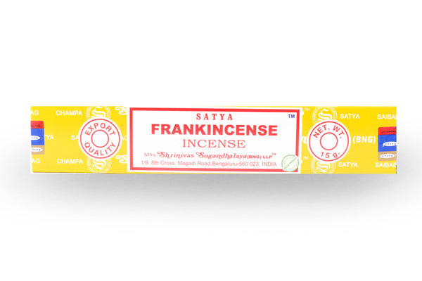 A timeless blend herbs and spices that dates back thousands of years.  Frankincense has been used for centuries in religious ceremonies and meditation practices, and its warm, earthy aroma will help you tap into your inner wisdom and find a sense of grounding. Use Frankincense Incense to deepen your connection to life and promote a sense of inner peace.