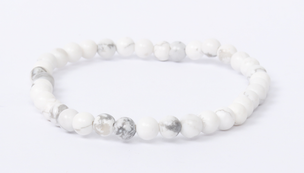 Howlite Bracelet 4mm
