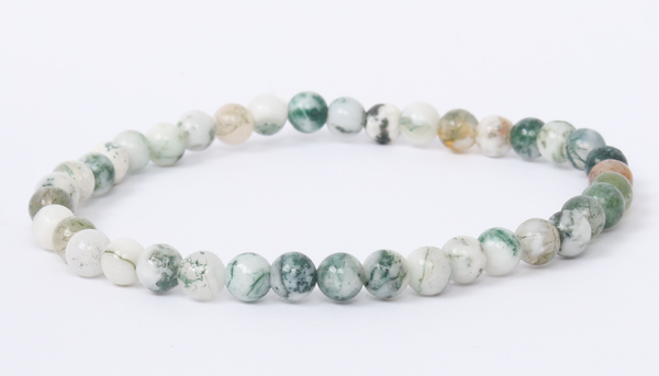 Tree Agate Bracelet 4mm