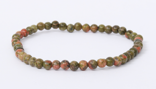Unakite Bracelet 4mm