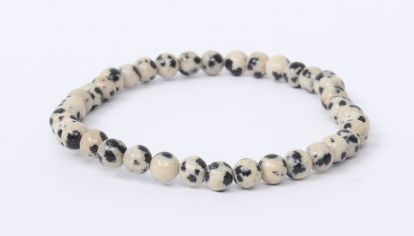 Dalmation Jasper Bracelet 4mm