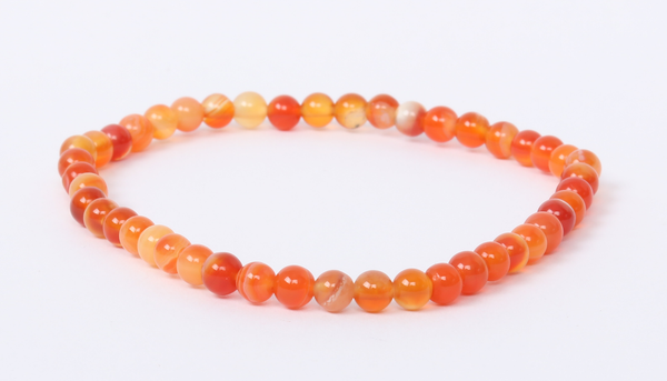 Carnelian Bracelet 4mm