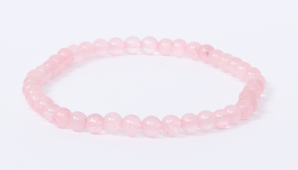Rose Quartz Bracelet 4mm