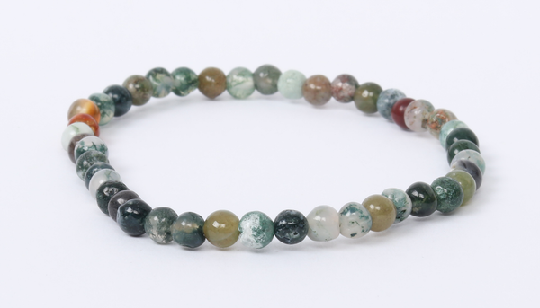 Indian Agate Bracelet 4mm