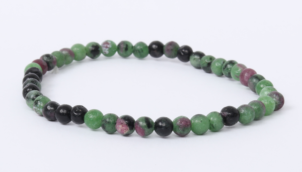 Ruby Zoisite Bracelet 4mm