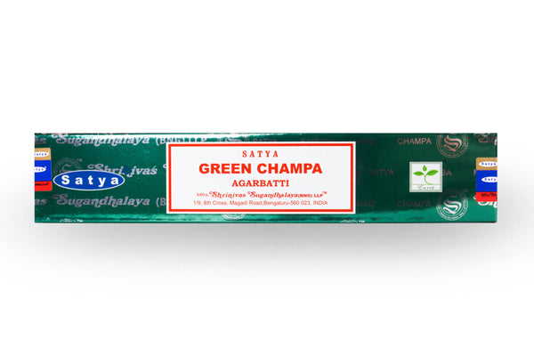 Green Champa Incense is a fragrant mix of natural ingredients, including the popular green champa flower (Plumeria). This soothing fragrance is designed to promote peace and relaxation, and to create a calming atmosphere in your home. The warm and inviting aroma of Green Champa Incense will fill your space with a sense of tranquility, helping to soothe your mind and body.