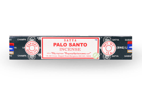 Palo Santo Incense is a natural and sacred blend of palo santo wood. This uplifting fragrance creates a positive and harmonious atmosphere no matter the space its used. The warm and inviting aroma of Palo Santo Incense will fill your space with a sense of peace and positivity, helping to cleanse negative energy and promote well-being even after you've burned through a box.