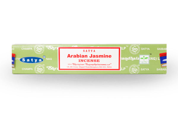 One of the more luxurious blends of incense that Satya has to offer, Arabian Jasmine is an enchanting and sophisticated blend of spices that create a rich and floral aroma.