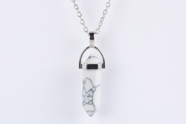 Howlite Point Necklace