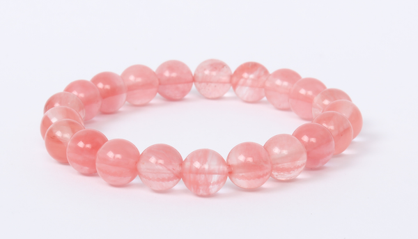 Cherry Quartz Bracelet 8mm