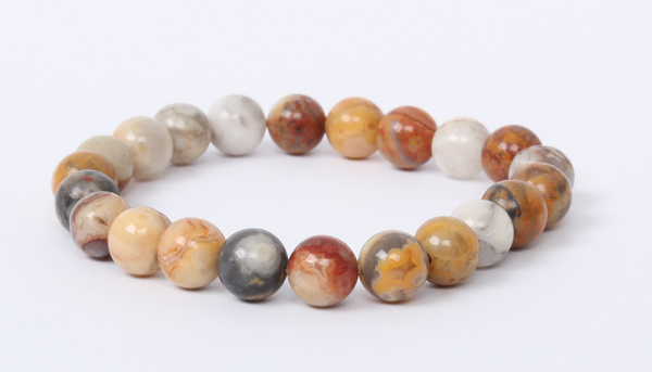Crazy Lace Jasper Bracelet 8mm