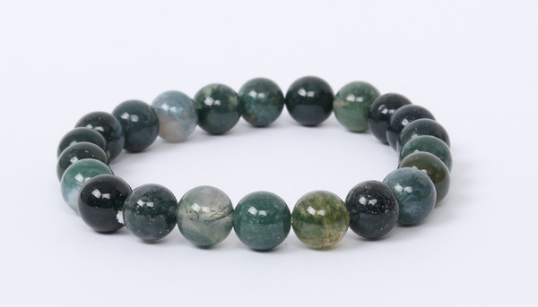 Moss Agate Bracelet 8mm