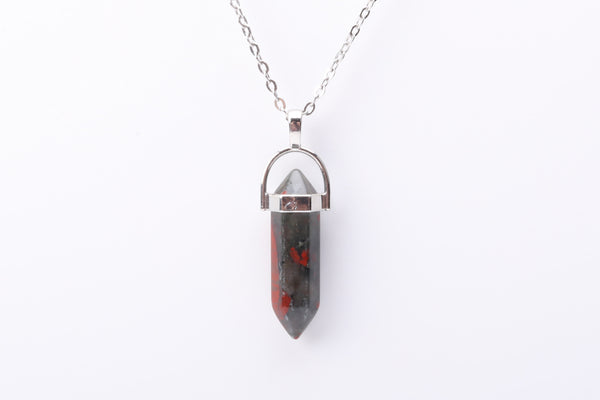Bloodstone Point Necklace