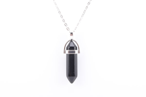 Obsidian Point Necklace