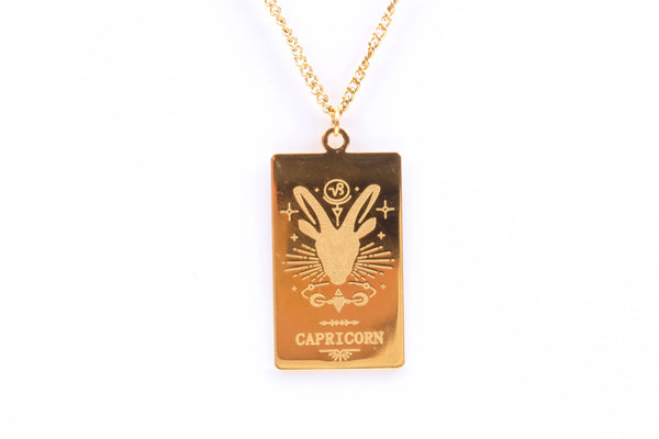 Zodiac Necklace: Capricorn