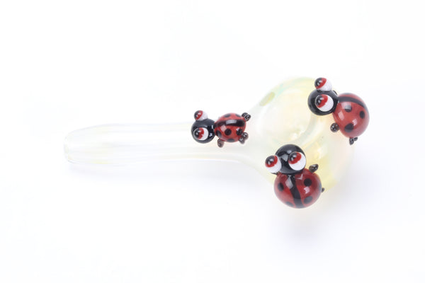 Large Red Eyed Lady Bugs Hand Pipe