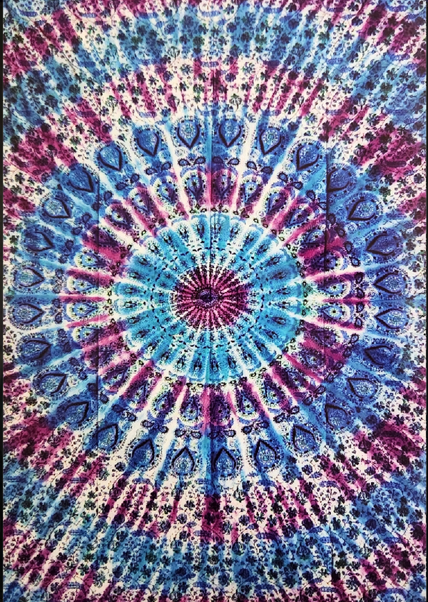 Mandala Tiedye Tapestry