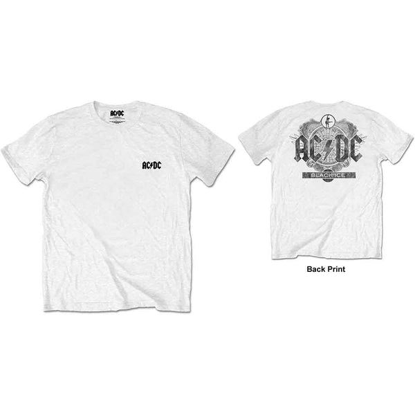 AC/DC Unisex T-Shirt: Black Ice (Large)