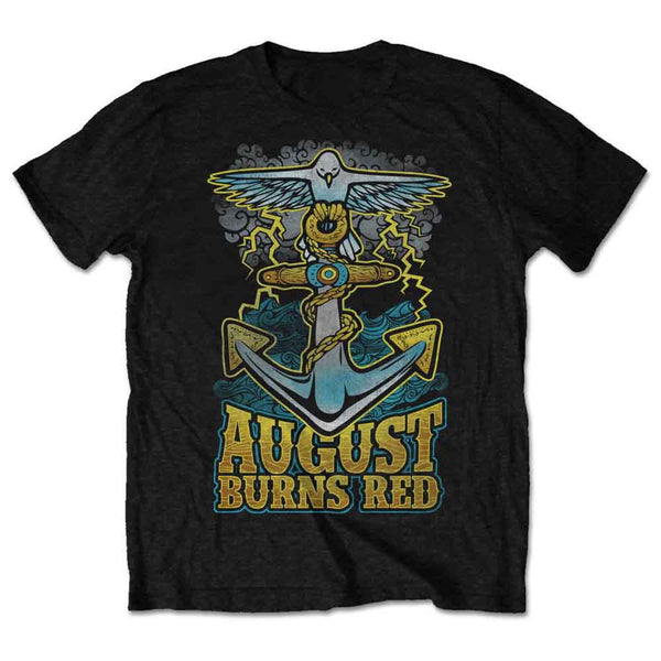 August Burns Red Unisex T-Shirt: Dove Anchor (Large)