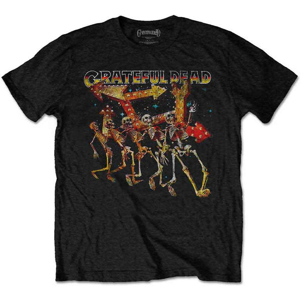 Grateful Dead Unisex T-Shirt: Truckin' Skellies Vintage (X-Large)