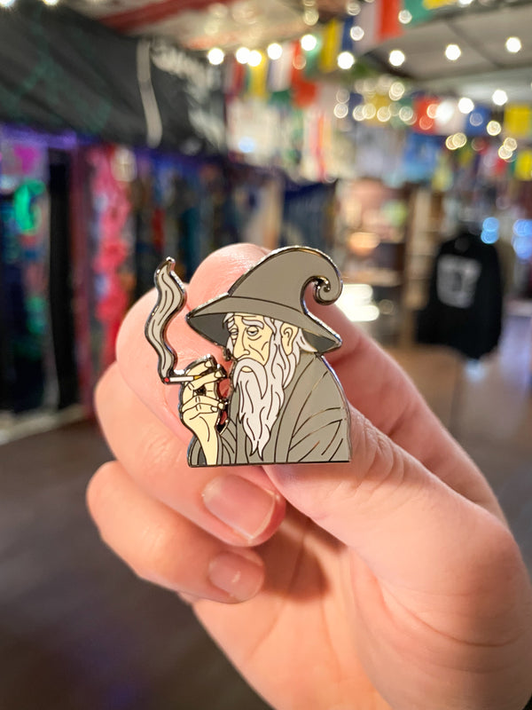 Wonder Relics- Smoking Wizard Pin
