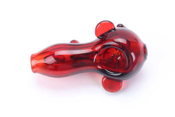 Face Of Destiny Hand Pipes - Red