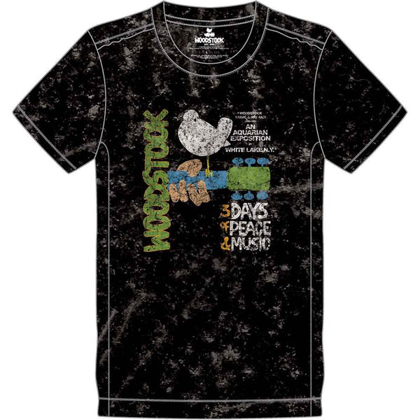 Woodstock Unisex T-Shirt: Poster (XL)