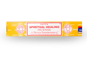 Spiritual Healing is a powerful and clarifying incense that promotes well being in times of uncertainty and chaos. With a soothing aroma that helps focus the connection within one's self, Spiritual Healing Incense is perfect for times that require insight and clarity.  