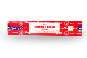 A mystical and enchanting blend of herbs and spices create one of the most bold and rich scents. Dragon's blood is a flowing incense that is perfect for the adventurer or wonderer at heart. Captivating and alluring, Dragon's Blood is a Mother Murphy's all time favorite scent. 