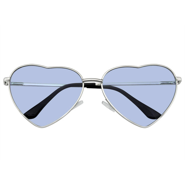 Heart Sunglasses Shaped Retro Festival Color Tinted Lenses